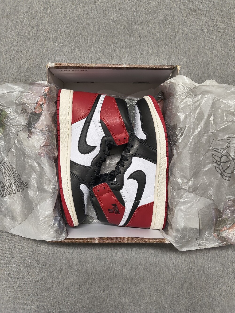 Air Jordan 1 Retro High OG "Black Toe Reimagined" – Men’s Size 9 New With Box